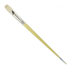 Winsor&Newton pędzle artists hog seria long flat - sklep plastyczny -