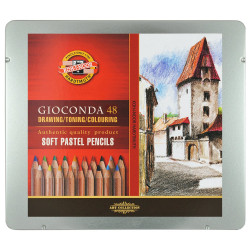 Koh-i-noor gioconda zestaw 48 pasteli suchych w drewnie met. opa - skl