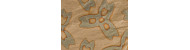 Shlagmatal spotted in 2 colors 14x14cm - 25 flakes