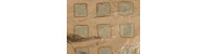 Shlagmatal spotted in 2 colors 14x14cm - 25 flakes