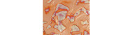 Shlagmatal spotted in 2 colors 14x14cm - 25 flakes