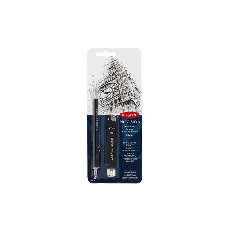 Derwent precision ołówek automatyczny z akcesoriami 0.7mm - sklep plas