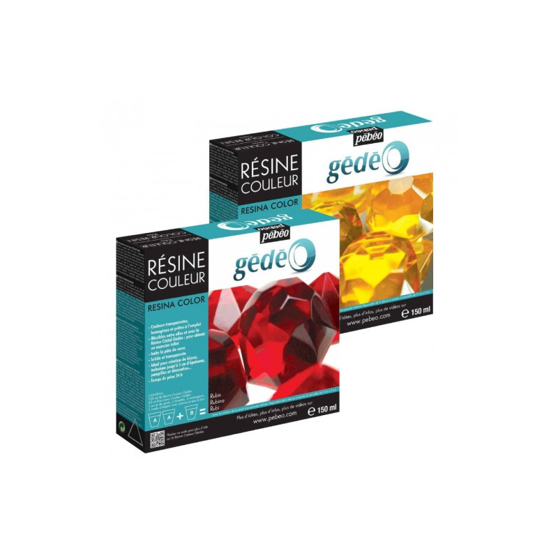 Pebeo gedeo żywica kolorowa 150 ml - sklep plastyczny - szał dla plast