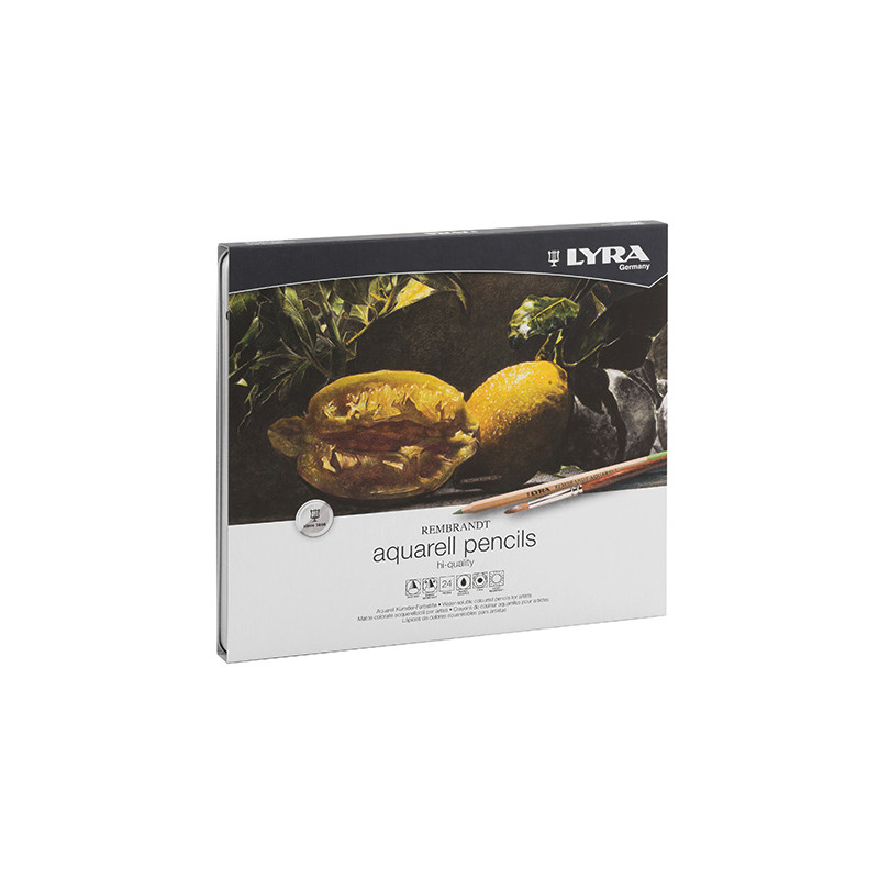 Lyra rembrandt aquarell set of 24 watercolor pencils met.pack - szal a