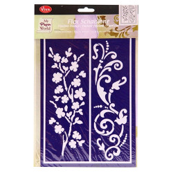Viva Decor szablon flex 21x14,8 cm - sklep plastyczny - szał dla plast