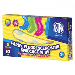 Astra set of 6 fluorescent inks 10ml