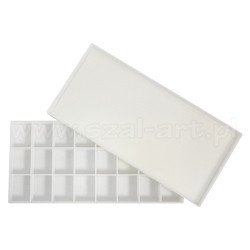 Paleta plastikowa prostokątna 24 komory - sklep plastyczny - szał dla