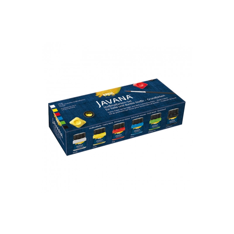 Kreul javana opak basic set 6x20ml