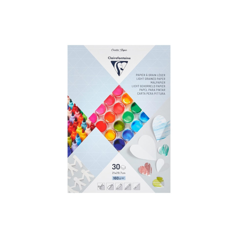 Blok Clairefontaine paper touch 160g 30ark A4