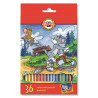 Koh-i-noor tom&jerry krecik zestaw 36 kredek szkolnych