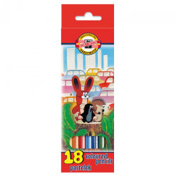 Koh-i-noor Tom&Jerry Krecik zestaw 18 kredek szkolnych - sklep plastyc
