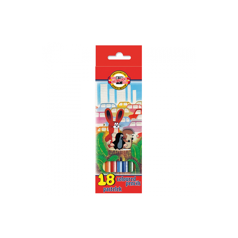 Koh-i-noor Tom&amp;Jerry the Molest set of 18 school crayons - plastic store