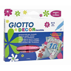 Giotto Decor Textile 6 pcs. - szal art - sklpe plastyczny
