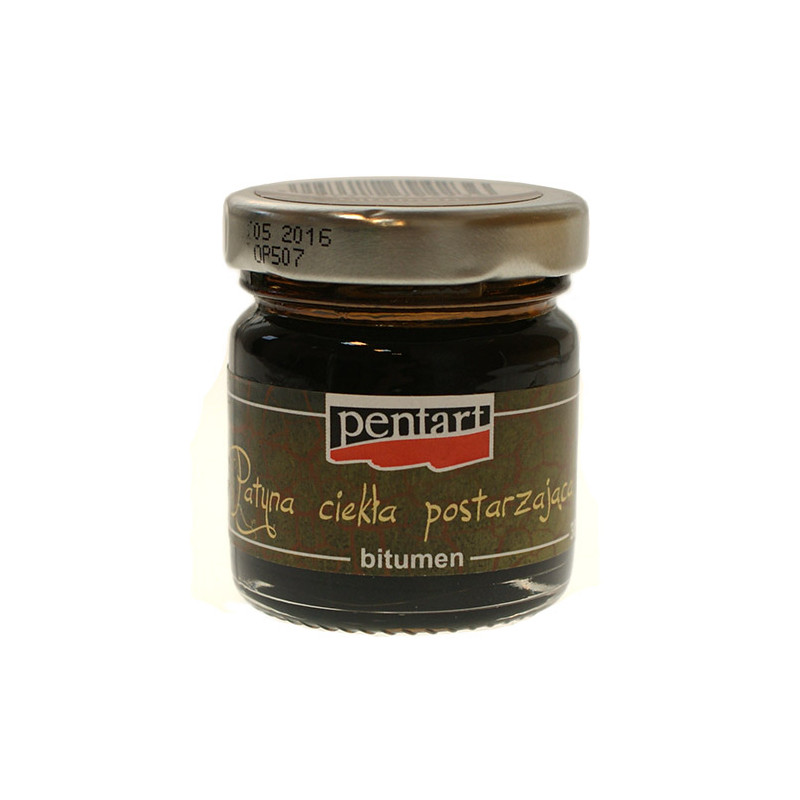 Pentart patyna ciekła - postarzająca bitumem 30ml - sklep plastyczny -
