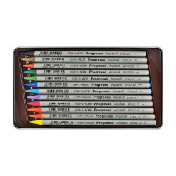 Koh-i-noor progresso aquarell zestaw 12 akwarelowych kredek meta - skl