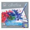Cretacolor marino zestaw 24 akwarelowych kredek - sklep plastyczny - s