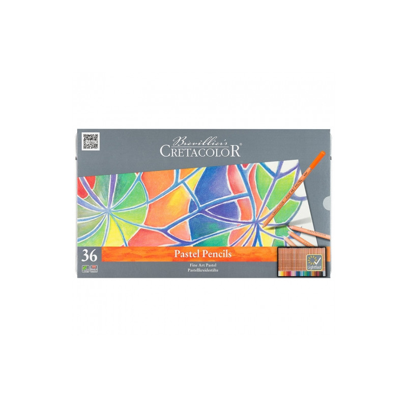 Cretacolor fine art zestaw pasteli suchych w kredce 36 kolorów - sklep