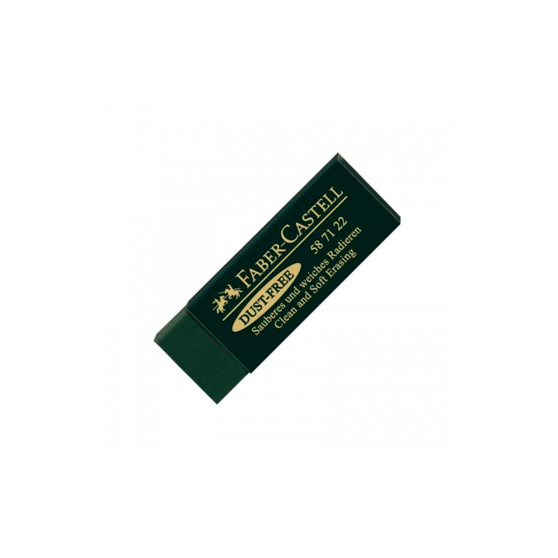 Faber-Castell gumka dust free zielona - sklep plastyczny - szał dla pl