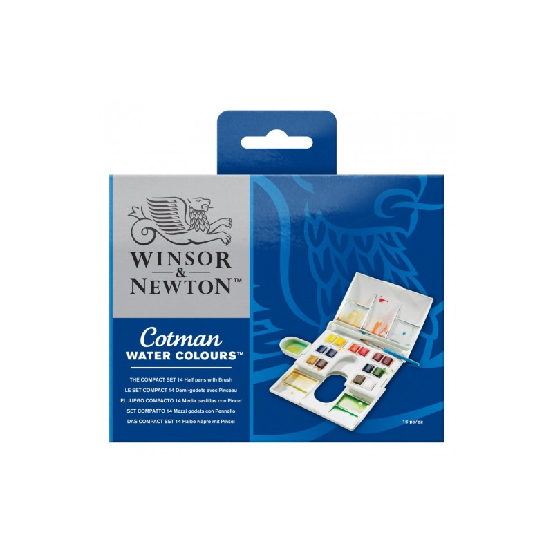 The set of watercolors Winsor & Newton The Compact Set SZAŁ DLA PLASTY