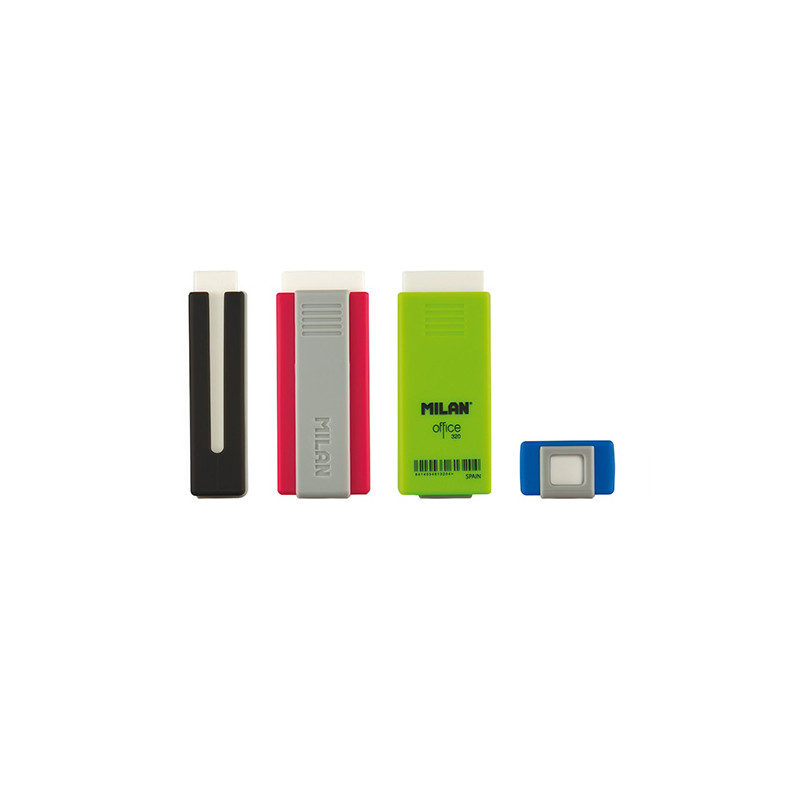 Milan office 320 gumka do mazania w etui - sklep plastyczny - szał dla