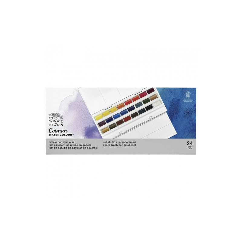 Winsor&Newton cotman the studio set set of 24 watercolor cubes