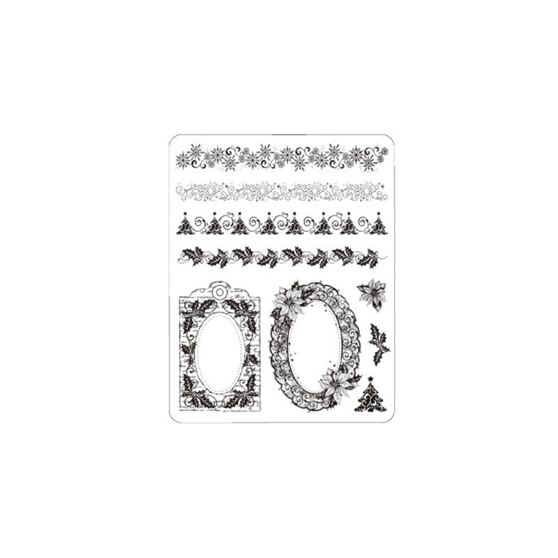 Viva Decor stemple silikonowe świąteczne ramki - Sklep plastyczny - Sz