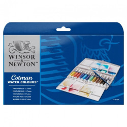 Winsor&Newton cotman painting plus zestaw akwareli 12x8ml - sklep plas