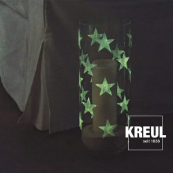 Kreul glow in the dark farba akrylowa żółta 150ml - sklep plastyczny -
