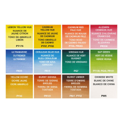 Winsor&Newton cotman sketchers pocket box akwarele 12 półkostek  - skl