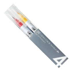 Kuretake clean color real brush pure colours zestaw 4 pisaków - sklep