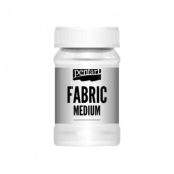 Pentart fabric medium for fabric and leather paints 100ml