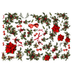 Papier do decoupage A3 ITD 160 dekoracje świąteczne - Sklep plastyczny