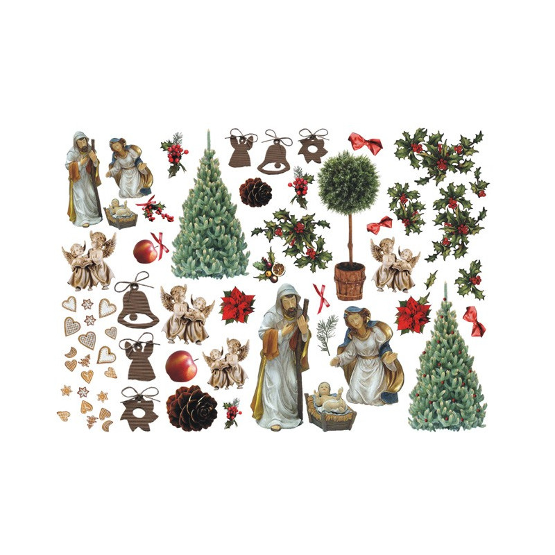 Papier do decoupage A3 ITD 181 boże narodzenie dekoracje - Sklep plast