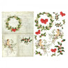 Decoupage paper A3 ITD 319 holly cherubs