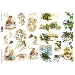 A3 decoupage paper ITD 457 christmas