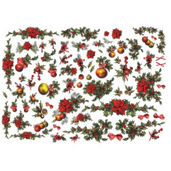 Papier do decoupage A3 ITD 177 dekoracje świąteczne - Sklep plastyczny