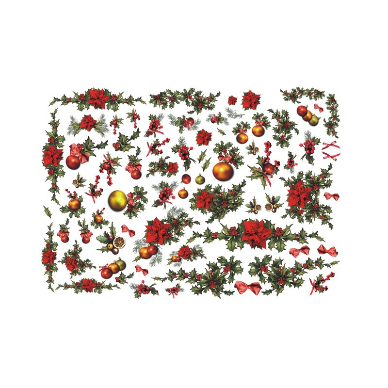 A3 decoupage paper ITD 177 christmas decorations