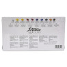 Pebeo studio set of acrylic paints 10x20ml + brush
