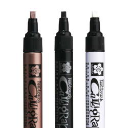 Sakura pen-touch calligrapher pisak olejny metaliczny ścięty - sklep p