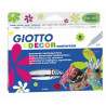 Giotto Decor materials flamastry akrylowe 4mm 6szt - sklep plastyczny