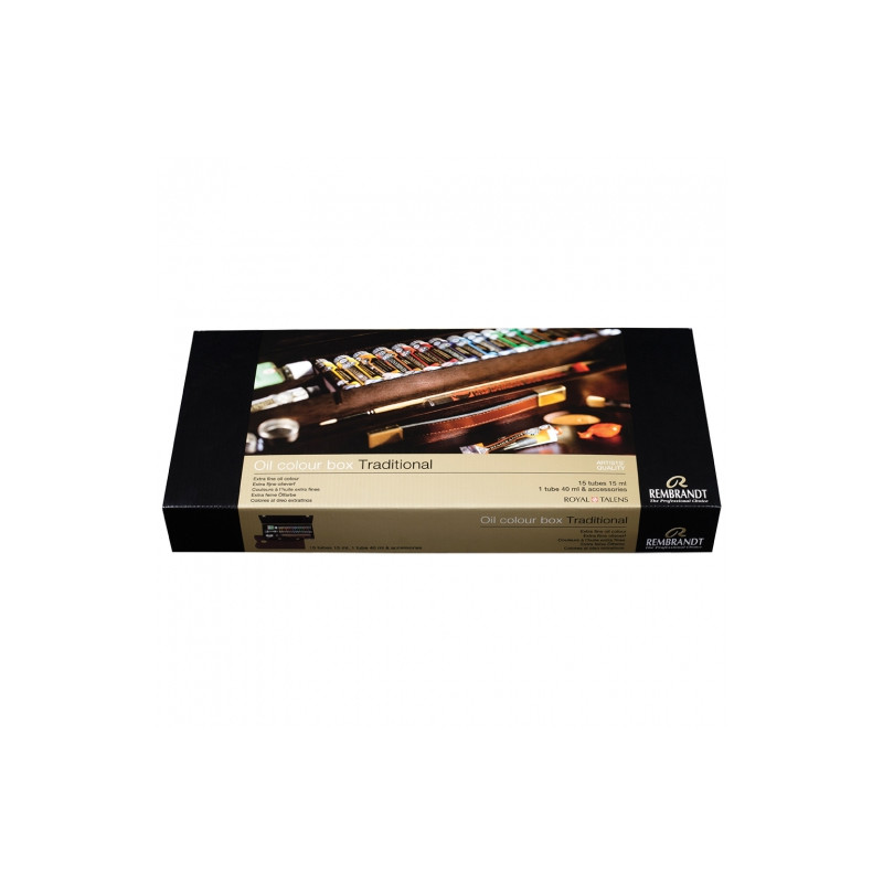 Rembrandt Traditional Oil Paint Set + Accessories - sklep plastyczny -