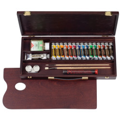 Talens rembrandt traditional zestaw farb olejnych 15x15ml+akcesoria dr
