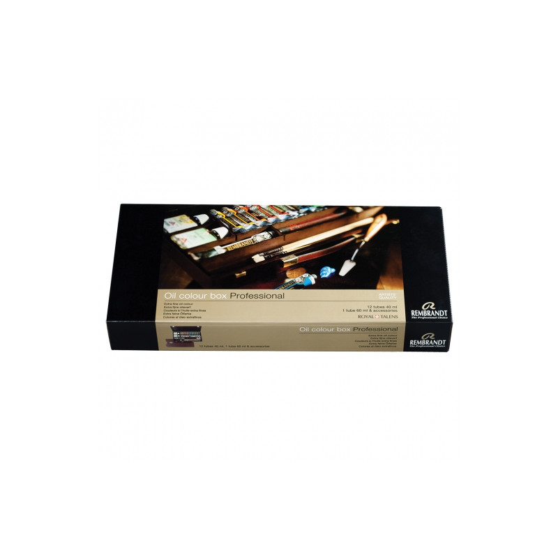 Rembrandt Professional Oil Paint Set + Accessories - sklep plastyczny