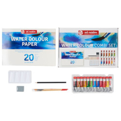 Talens artcreation zestaw farb akwarelowych 12x12ml+akcesoria - sklep