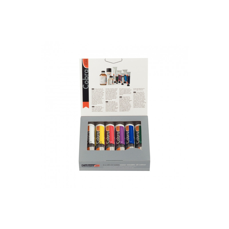Talens cobra artist farby olejne wodorozcieńczalne 6x20ml - sklep plas