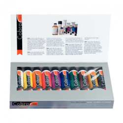 Talens cobra artist water-based oil paints set 10x40ml