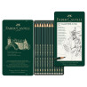 Faber-Castell 9000 zestaw 12 ołówków 8B-2H metalowe opakowanie - sklep