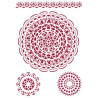 Stamperia Universal Template - szal art - sklep plastyczny