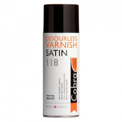 Werniks satynowy w spray'u Cobra 118 400ml - sklep plastyczny - szał d