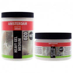Talens amsterdam heavy gel matowe medium żelowe 020 - sklep plastyczny
